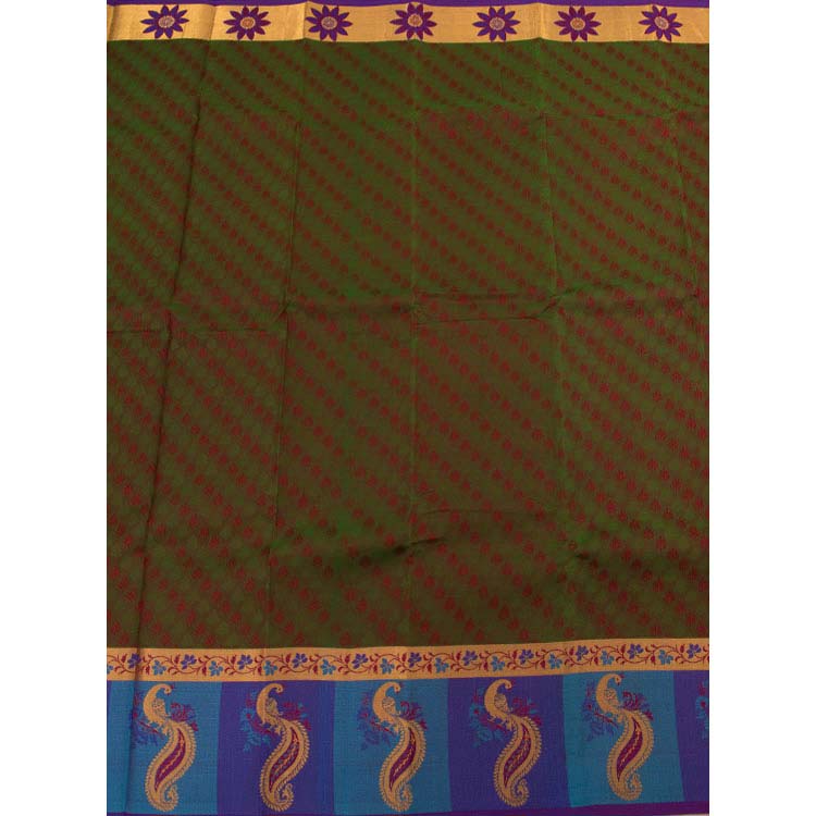 Kanjivaram Pure Silk Jacquard Saree 10035314