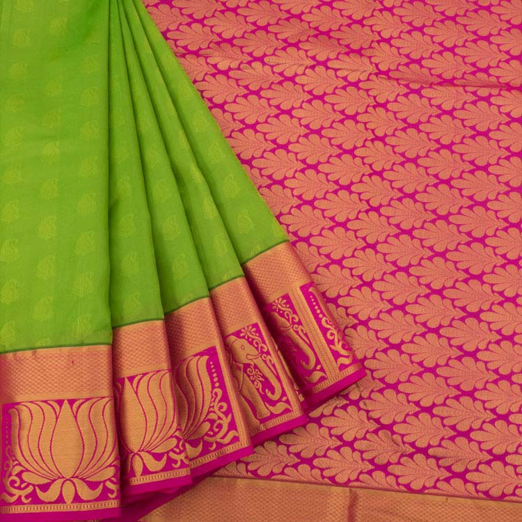 Kanjivaram Pure Silk Jacquard Saree 10043642