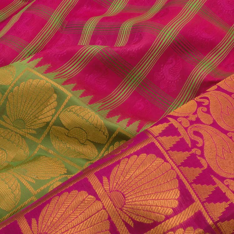 Kanjivaram Pure Silk Jacquard Saree 10047210