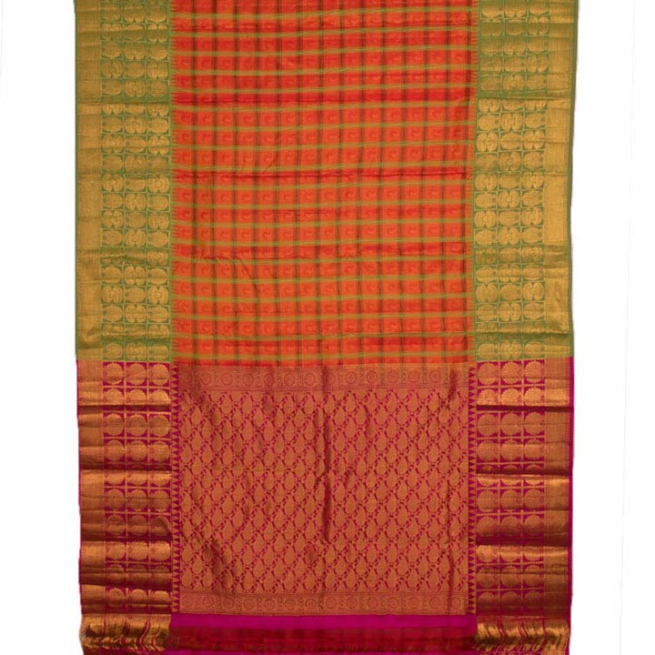 Kanjivaram Pure Silk Jacquard Saree 10047211