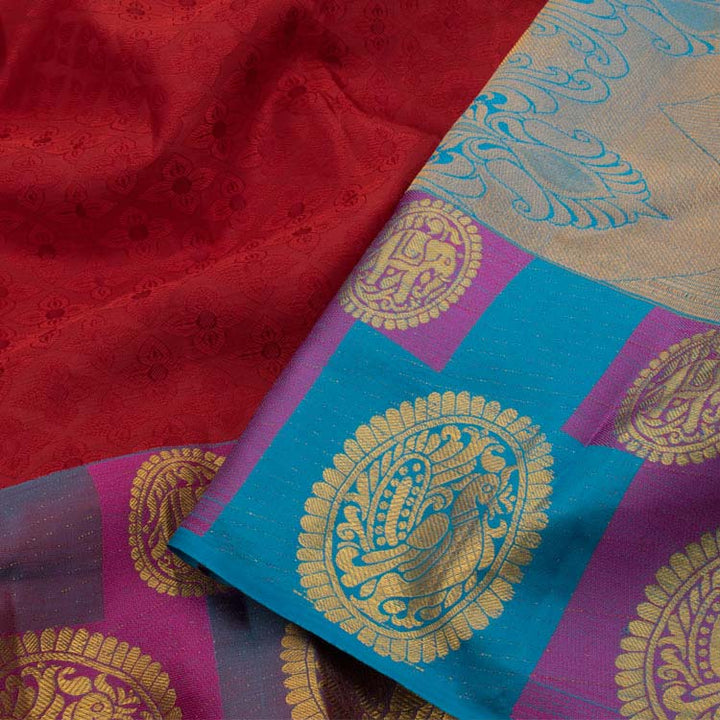 Kanjivaram Pure Silk Jacquard Saree 10047217