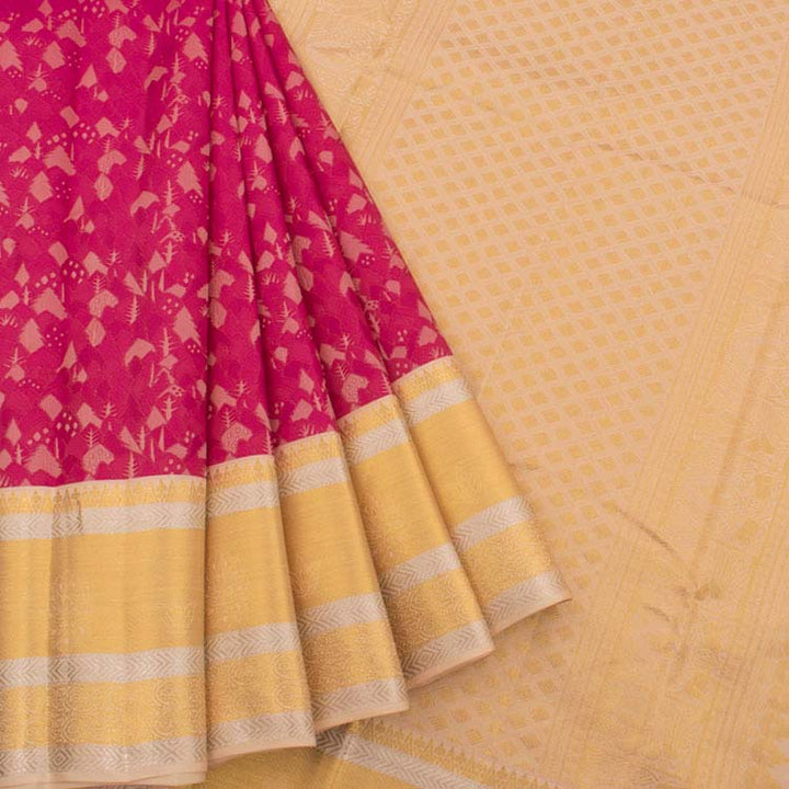 Kanjivaram Pure Silk Jacquard Saree 10047250