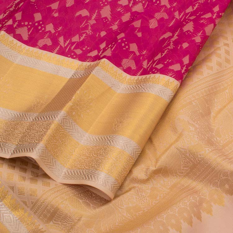 Kanjivaram Pure Silk Jacquard Saree 10047250