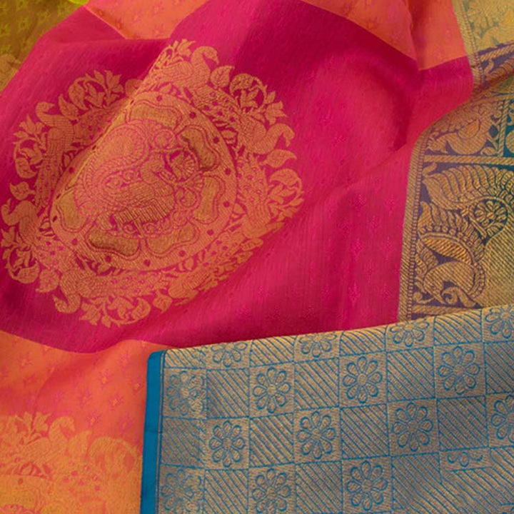 Kanjivaram Pure Silk Jacquard Saree 10047871