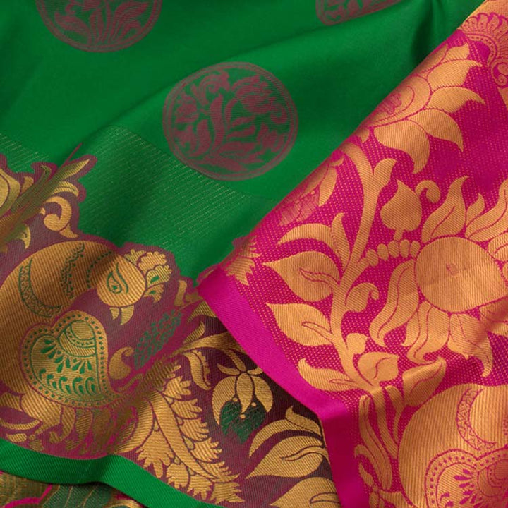 Kanjivaram Pure Silk Jacquard Saree 10047893