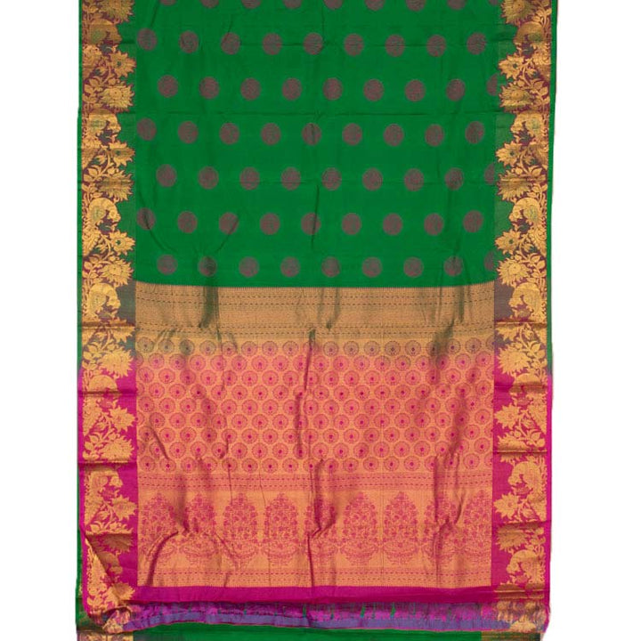 Kanjivaram Pure Silk Jacquard Saree 10047893