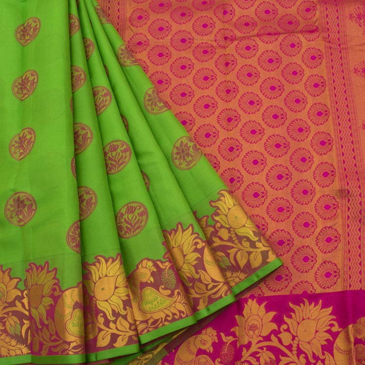 Kanjivaram Pure Silk Jacquard Saree 10047895