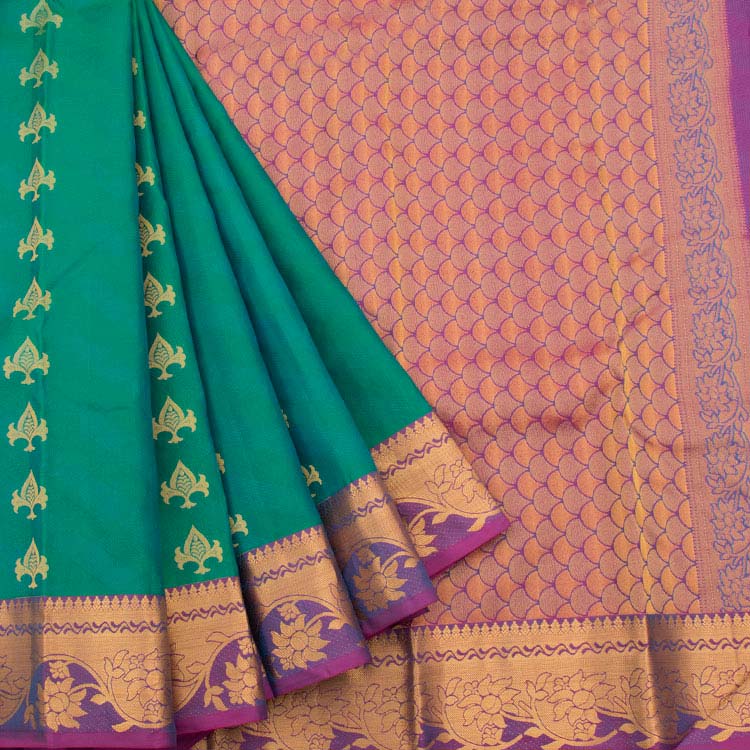 Kanjivaram Pure Silk Jacquard Saree 10049645