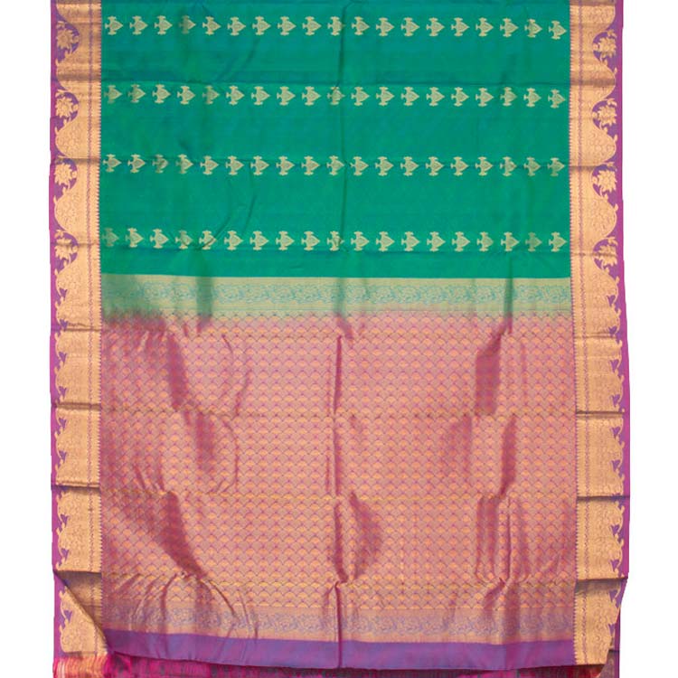 Kanjivaram Pure Silk Jacquard Saree 10049645