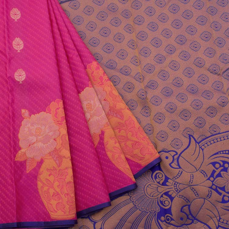 Kanjivaram Pure Silk Jacquard Saree 10049648