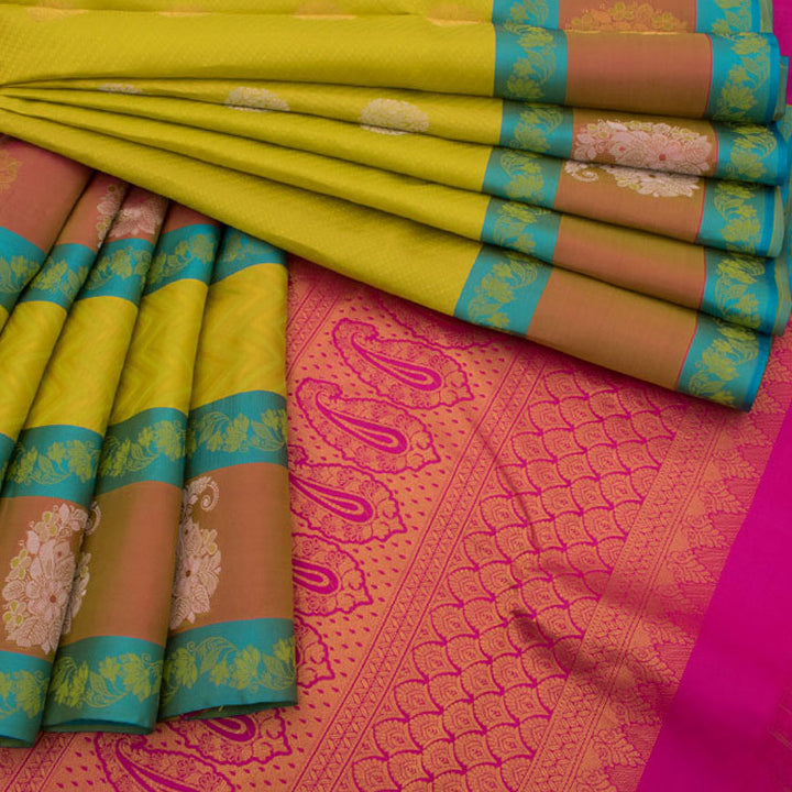 Kanjivaram Pure Silk Jacquard Saree 10052997