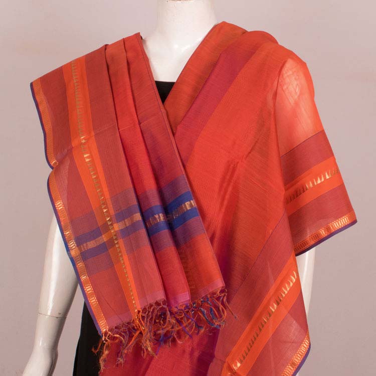 Handloom Maheshwari Silk Cotton Dupatta 10045805