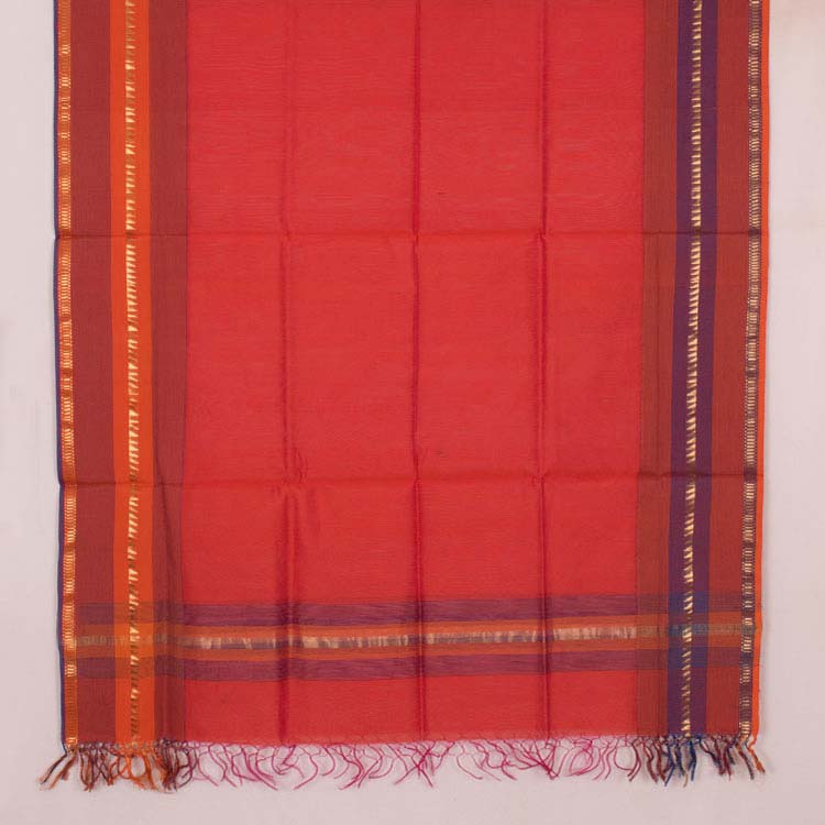 Handloom Maheshwari Silk Cotton Dupatta 10045806