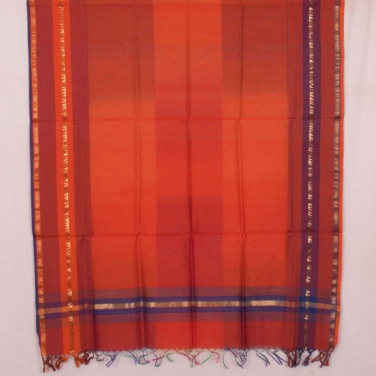 Handloom Maheshwari Silk Cotton Dupatta 10045807
