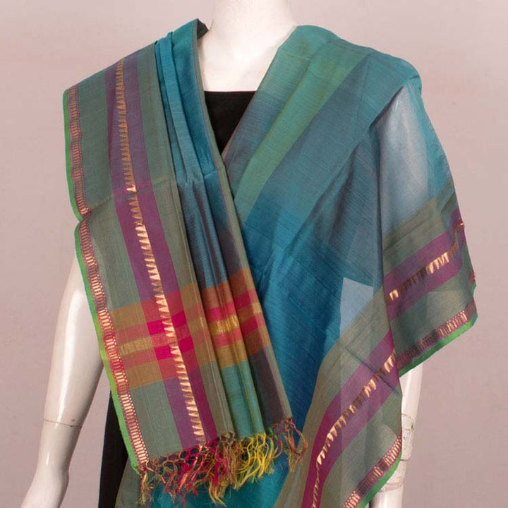Handloom Maheshwari Silk Cotton Dupatta 10045808
