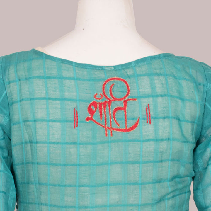 Hand Embroidered Linen Cotton Kurta 10039847