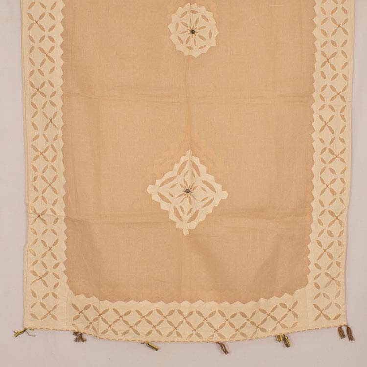 Applique Embroidered Bhagalpur Cotton Dupatta 10045850