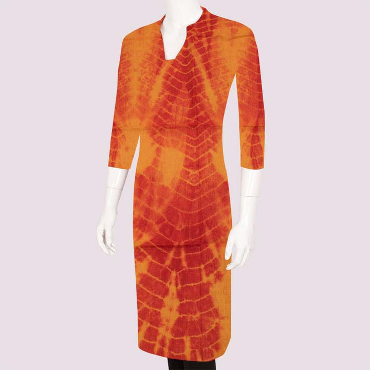 Shibori Dyed Bhagalpur Linen Kurta Material 10041864