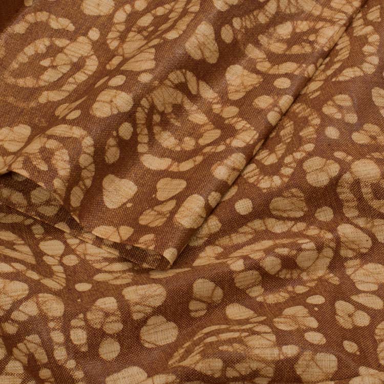 Batik Printed Bhagalpur Khadi Cotton Kurta Material 10041872