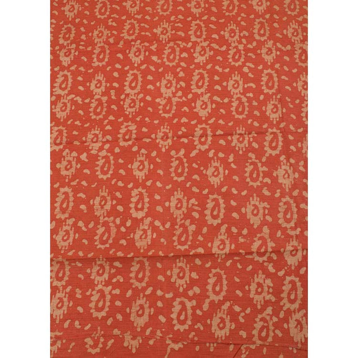 Batik Printed Bhagalpur Khadi Cotton Kurta Material 10041875