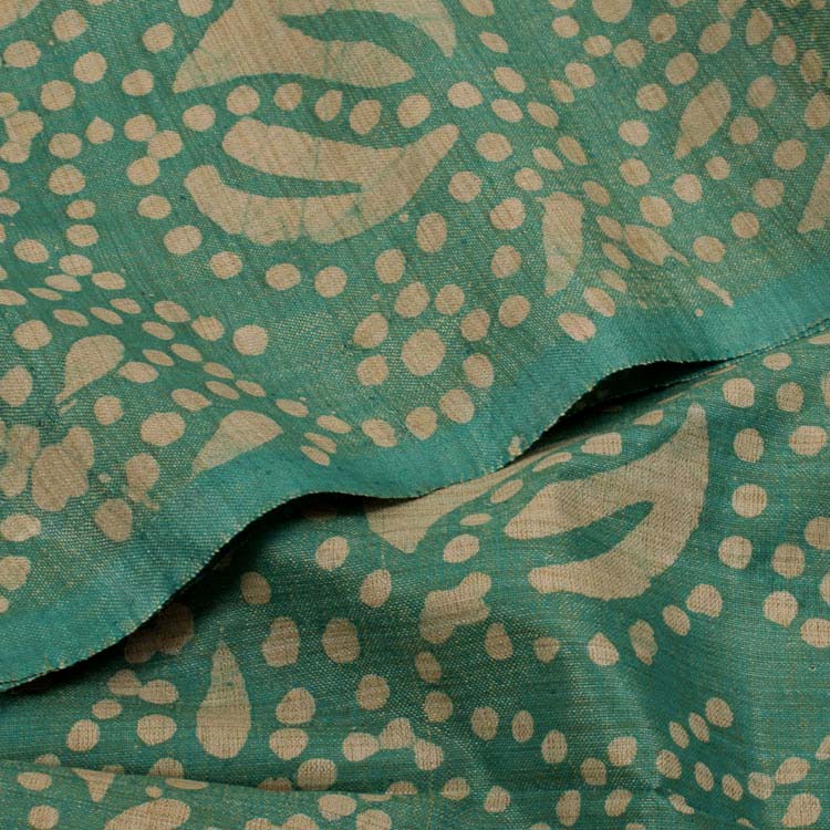 Batik Printed Bhagalpur Khadi Cotton Kurta Material 10041881