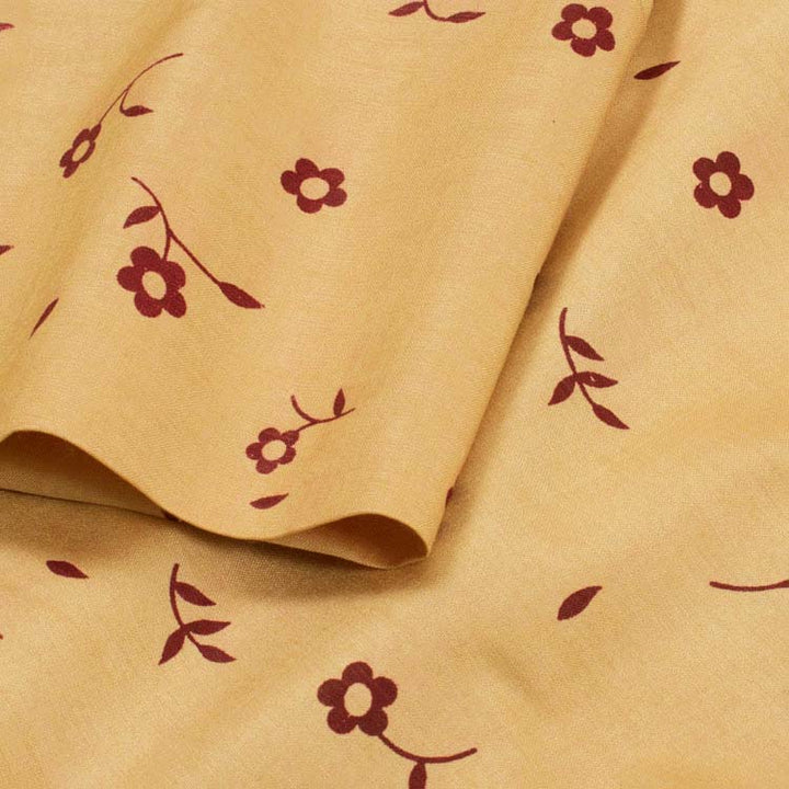 Madhubani Printed Bhagalpur Silk Salwar Suit Material 10040296