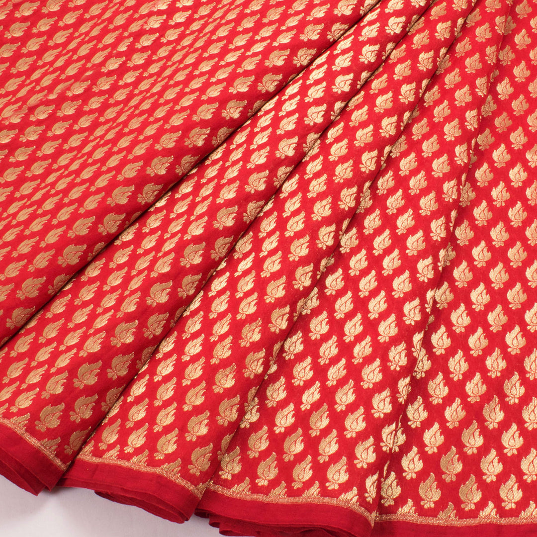 Handloom Banarasi Silk Blouse Material 10031742