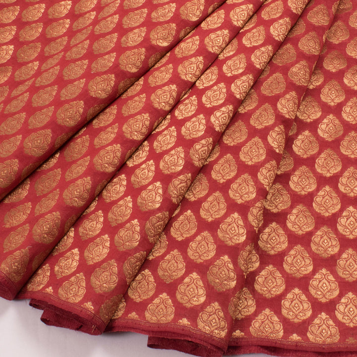 Handloom Banarasi Silk Blouse Material 10031745