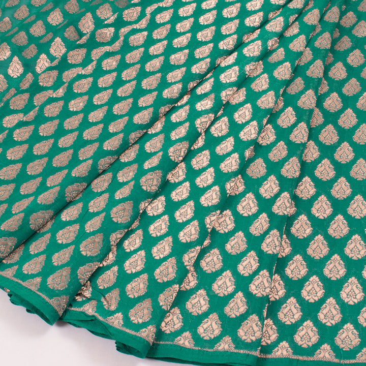 Handloom Banarasi Silk Blouse Material 10031748