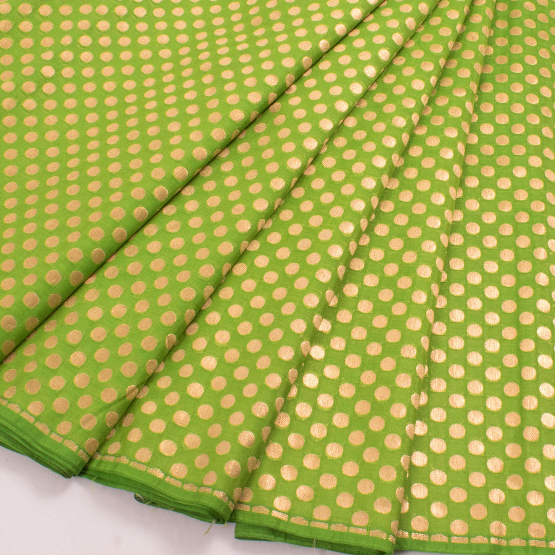 Handloom Banarasi Silk Blouse Material 10031750