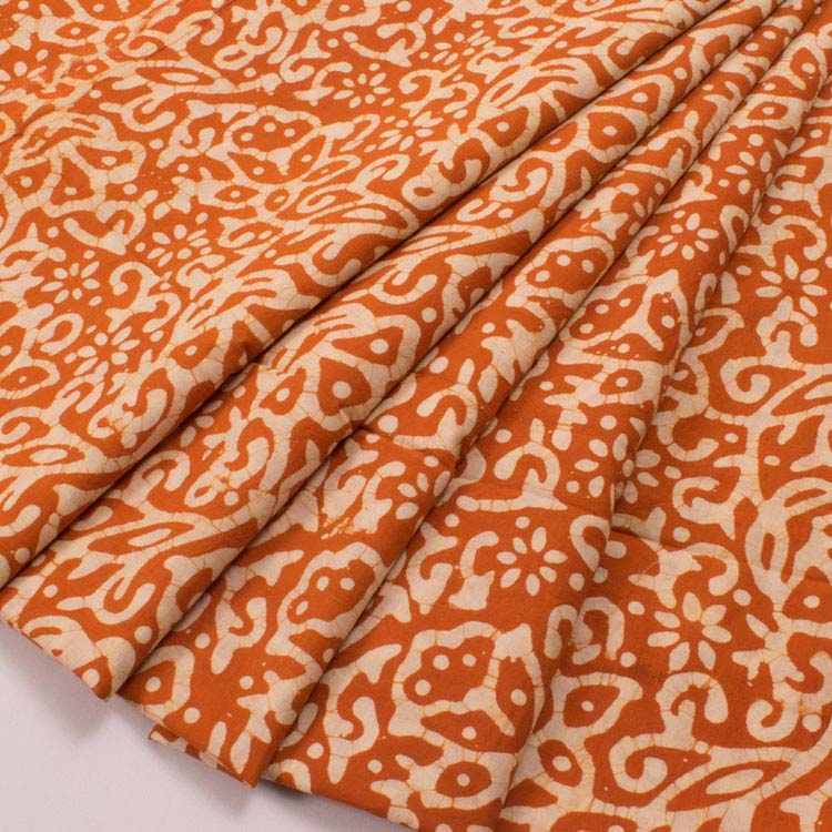 Batik Printed Cotton Blouse Material 10038355