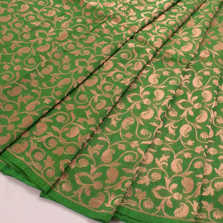 Handloom Banarasi Silk Blouse Material 10044193