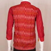 Handcrafted Ikat Cotton Top 10048570