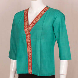 Hand Block Printed Cotton Top 10048571