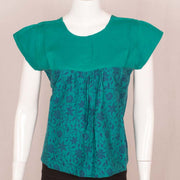 Hand Block Printed Cotton Top 10048573