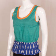 Handcrafted Ikat Cotton Top 10048574