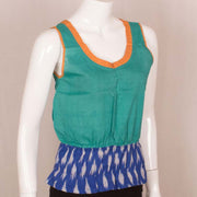 Handcrafted Ikat Cotton Top 10048574