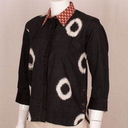 Handcrafted Ikat Cotton Top 10048575