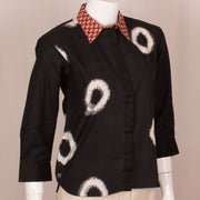 Handcrafted Ikat Cotton Top 10048575
