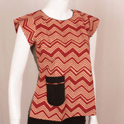 Hand Block Printed Cotton Top 10048582