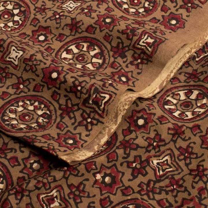 Ajrakh Printed Cotton Kurta Material 10035995
