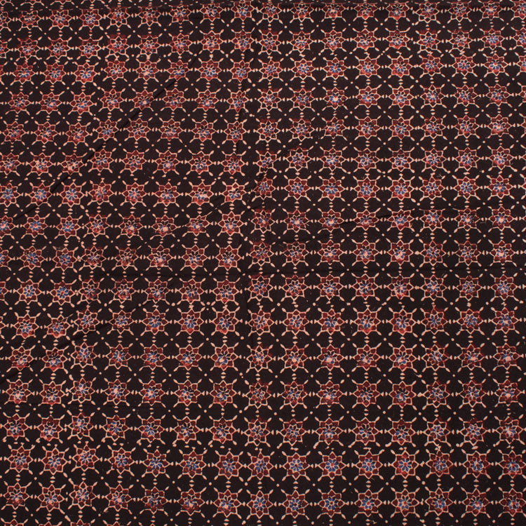 Ajrakh Printed Cotton Kurta Material 10035996