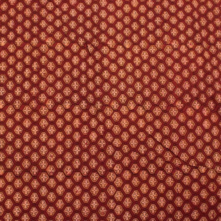 Ajrakh Printed Cotton Kurta Material 10035997