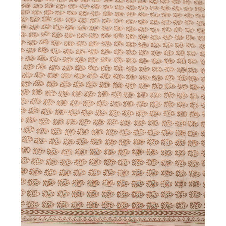 Hand Block Printed Cotton Kurta Material 10038340