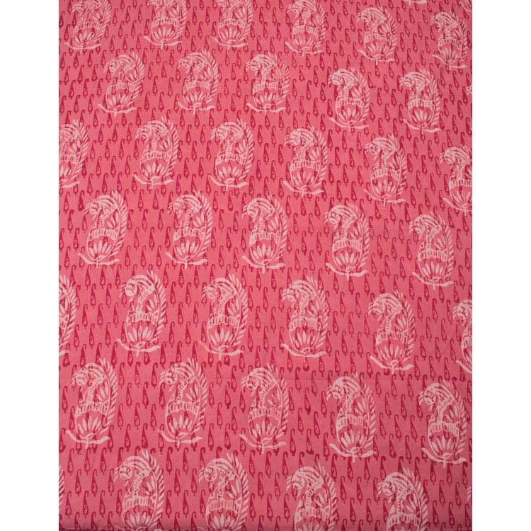 Hand Block Printed Cotton Kurta Material 10038359