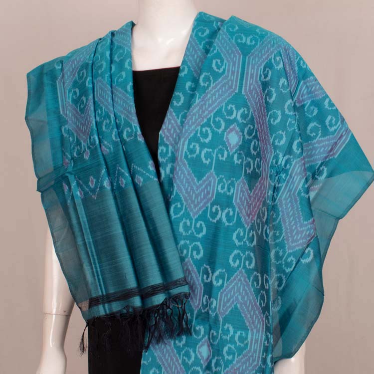 Handloom Pochampally Ikat Silk Cotton Dupatta 10044380