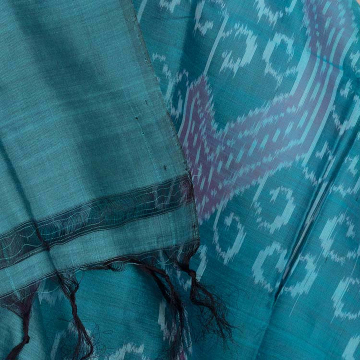 Handloom Pochampally Ikat Silk Cotton Dupatta 10044380