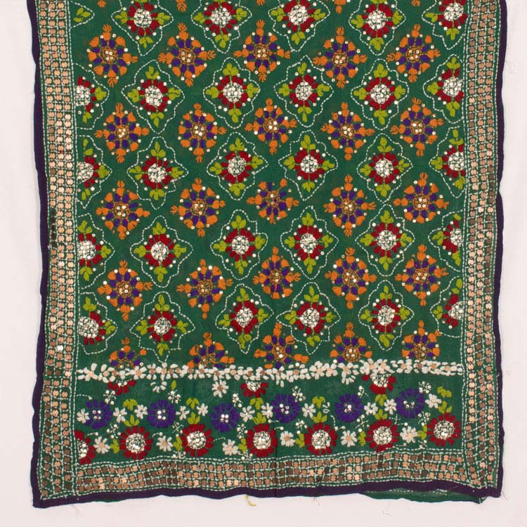 Phulkari Embroidered Georgette Stole 10044826
