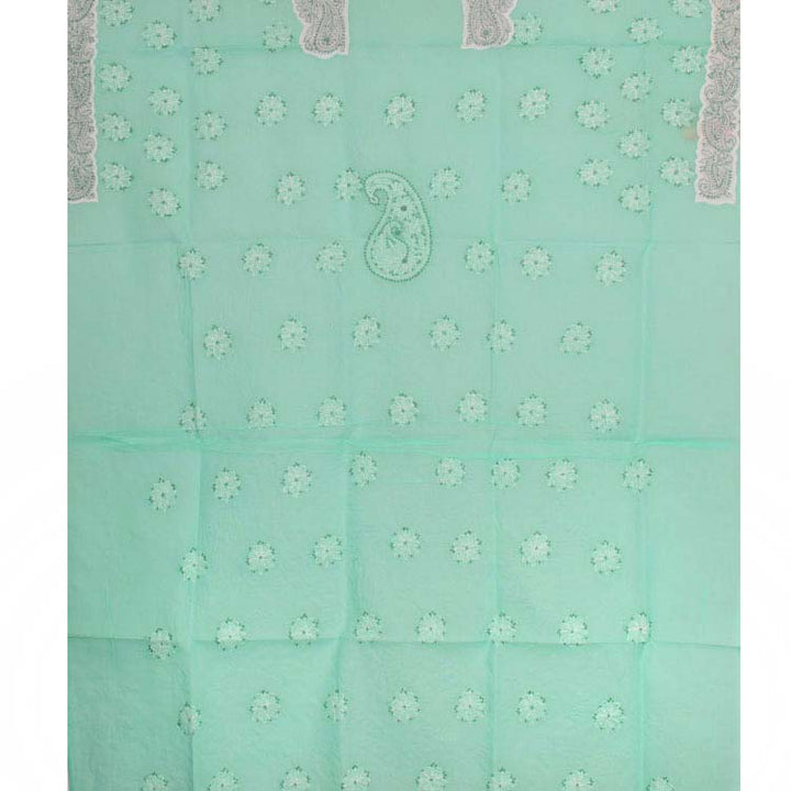 Chikankari Embroidered Cotton Kurta Material 10039930