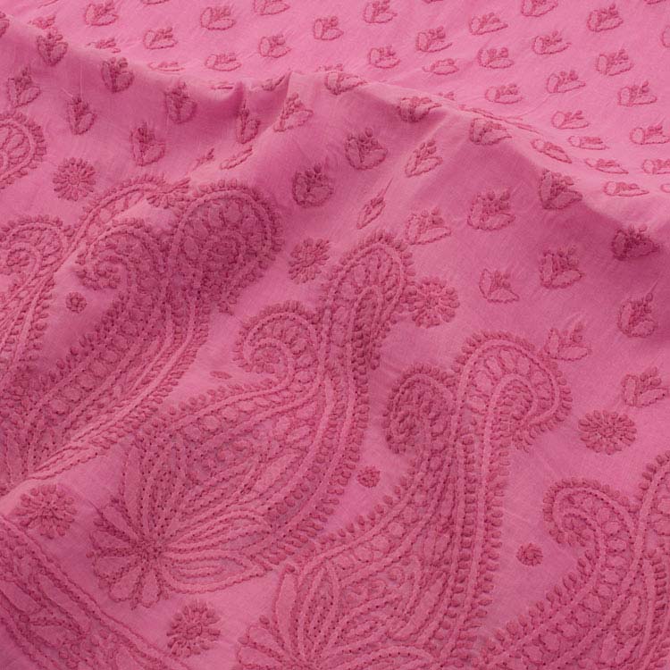 Chikankari Embroidered Cotton 2 Pc Salwar Suit Material 10039916